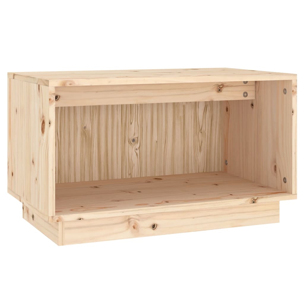 Mueble de TV de madera maciza de pino 60x35x35 cm
