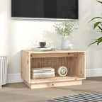 Mueble de TV de madera maciza de pino 60x35x35 cm