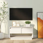 Mueble de TV de madera maciza de pino 110,5x34x40 cm