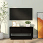 Mueble de TV de madera maciza de pino 110,5x34x40 cm