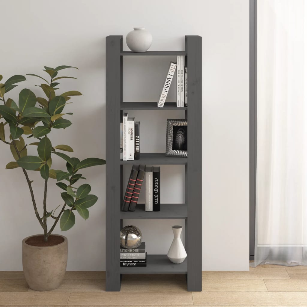 Estantería/divisor de espacios de madera maciza 60x35x160 cm