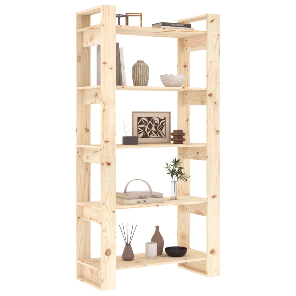 Librero/Biblioteca 80x35x160 cm Madera Maciza