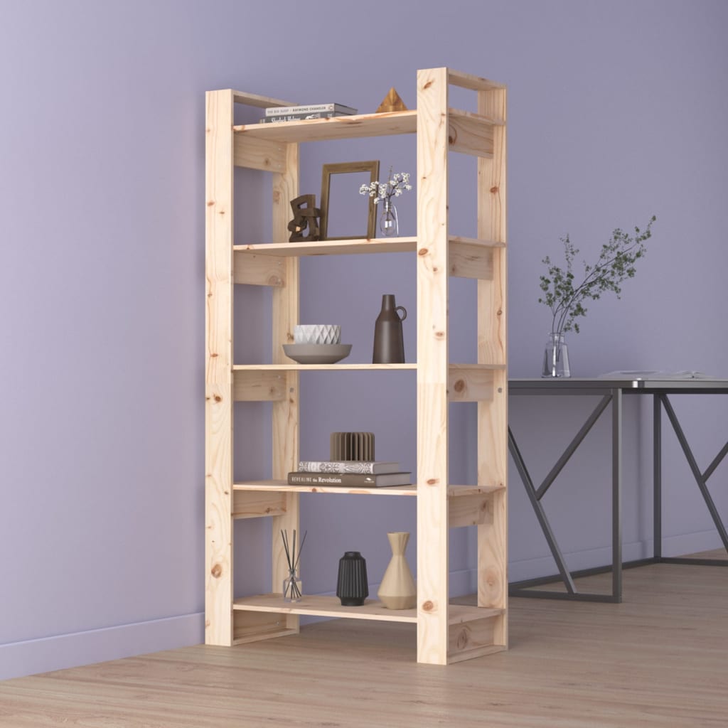 Librero/Biblioteca 80x35x160 cm Madera Maciza
