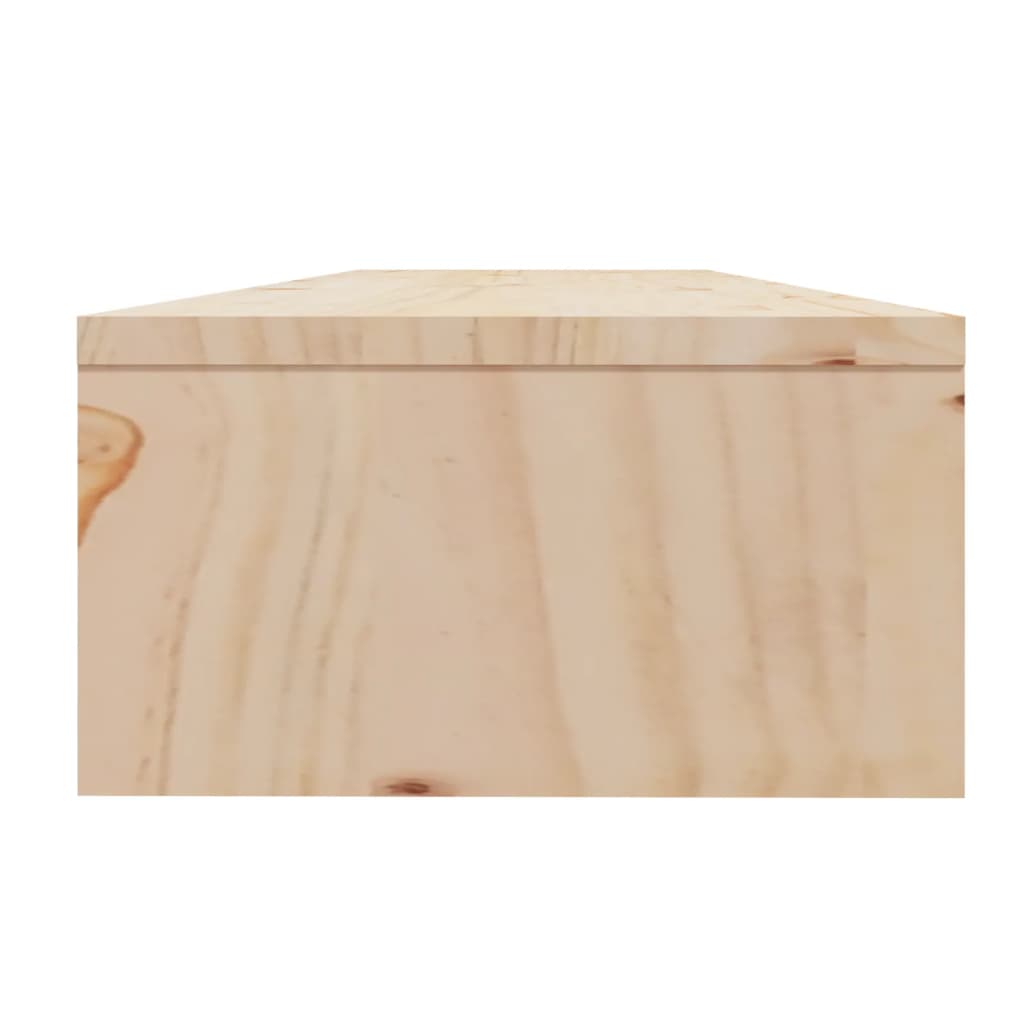 Soporte de monitor madera maciza de pino 100x24x13 cm