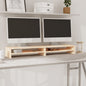 Soporte de monitor madera maciza de pino 100x24x13 cm