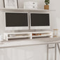Soporte de monitor madera maciza de pino 100x24x13 cm