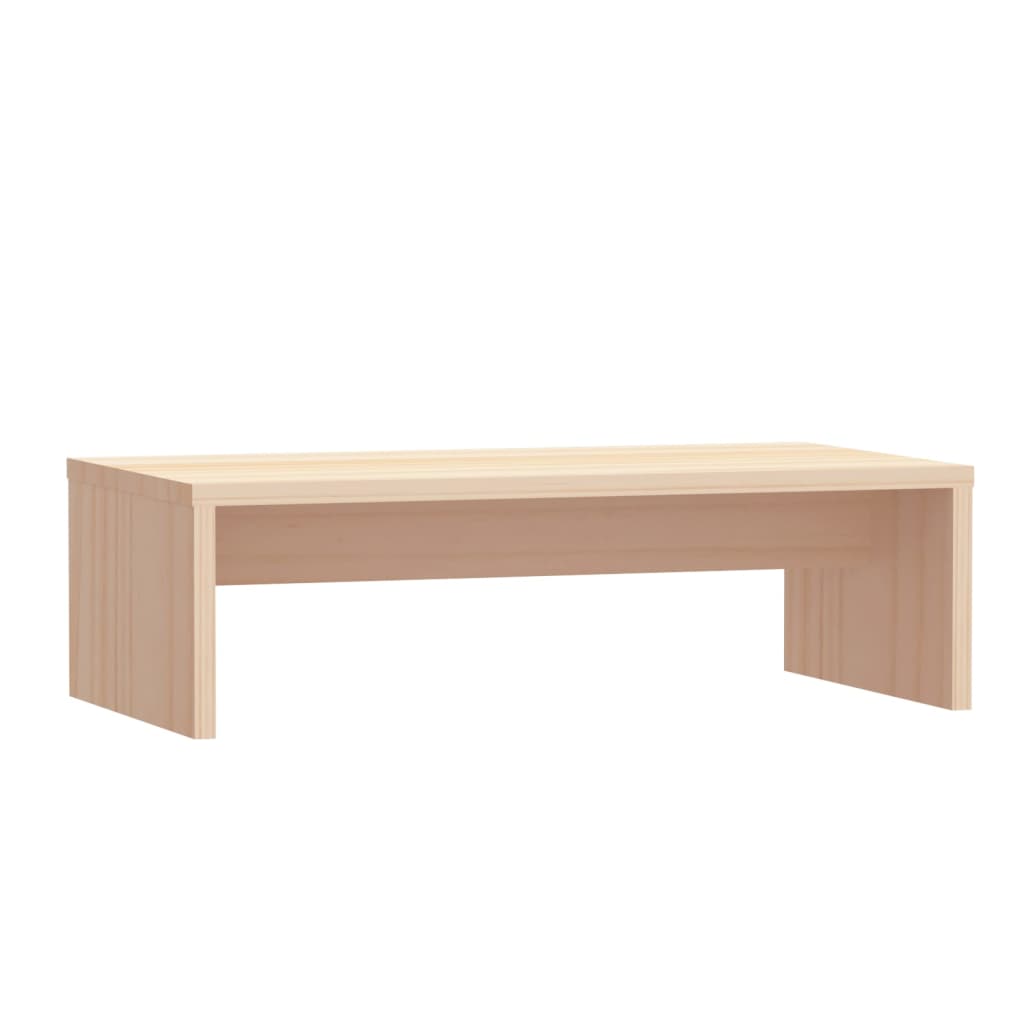 Soporte para monitor madera maciza de pino 50x27x15 cm