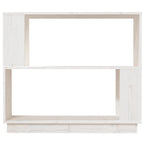 Estantería/divisor de espacios madera de pino blanco 80x25x70cm