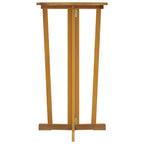 Mesa de bar plegable madera maciza de teca 90x65x105 cm