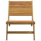 Silla de jardín de madera maciza de teca