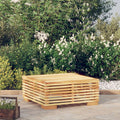 Mesa de centro para jardín madera maciza teca 69,5x69,5x31 cm