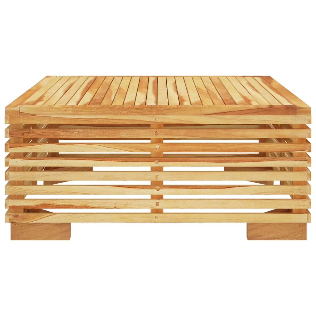 Juego de muebles de jardín 2 piezas madera maciza de teca