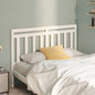 Gloss white plywood bed headboard 200x1.5x80 cm