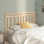 Cabecero cama madera contrachapada blanco brillo 200x1,5x80 cm