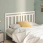 Gloss white plywood bed headboard 200x1.5x80 cm