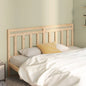 Cabecero cama madera contrachapada blanco brillo 200x1,5x80 cm