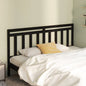 Cabecero cama madera contrachapada blanco brillo 200x1,5x80 cm