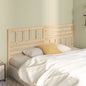 Cabecero cama madera contrachapada blanco brillo 200x1,5x80 cm