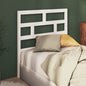 Gloss white plywood bed headboard 200x1.5x80 cm