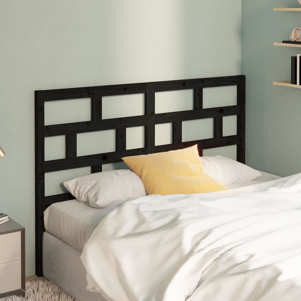 Cabecero cama madera contrachapada blanco brillo 200x1,5x80 cm