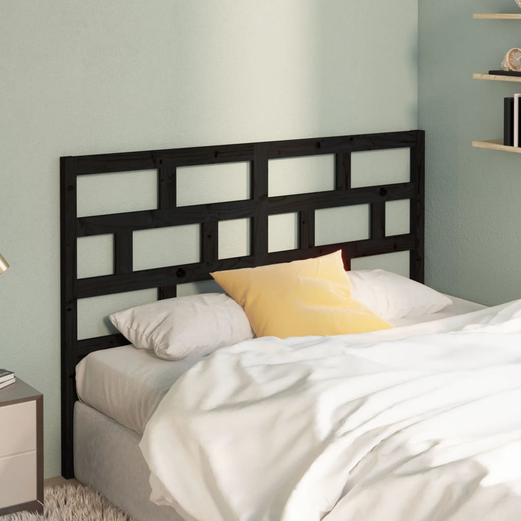 Cabecero cama madera contrachapada blanco brillo 200x1,5x80 cm