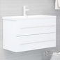 Mueble con lavabo madera de ingeniería blanco