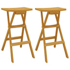 Set de bar plegable 3 piezas madera maciza de teca