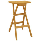 Set de bar plegable 3 piezas madera maciza de teca