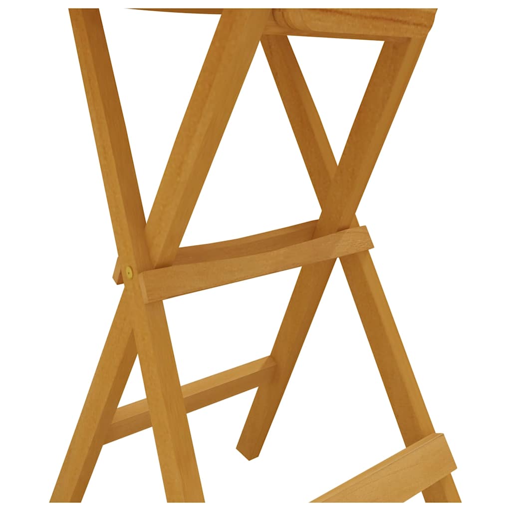 Set de bar plegable 3 piezas madera maciza de teca