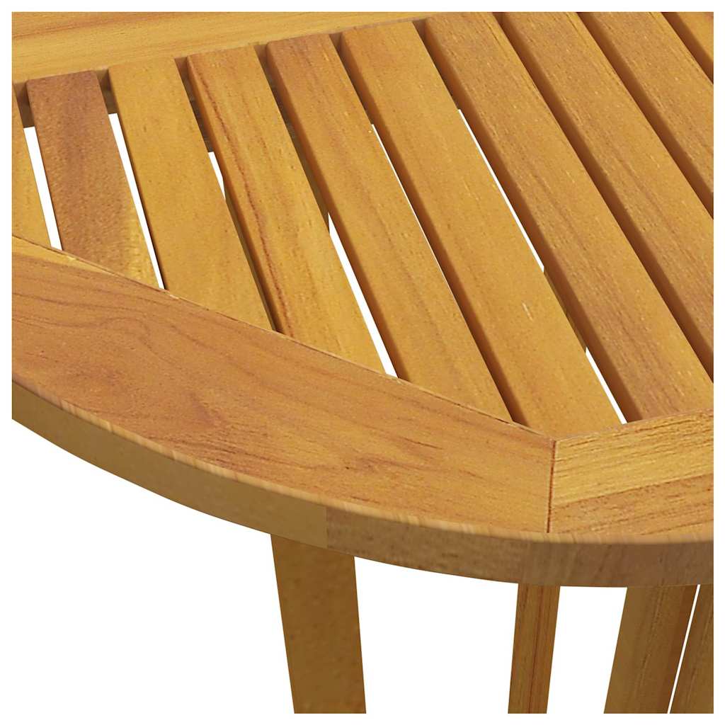 Set de bar plegable 3 piezas madera maciza de teca