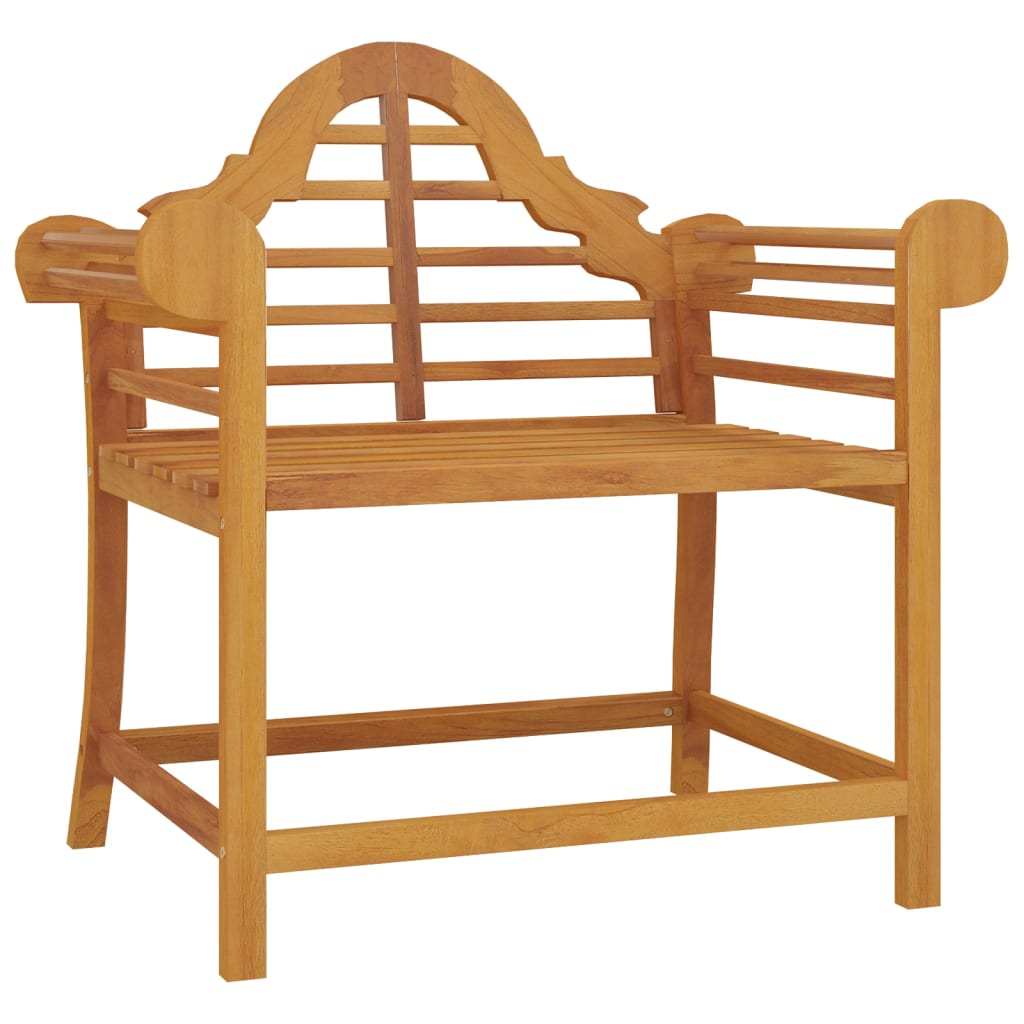 Juego muebles de jardín 4 piezas madera maciza teca