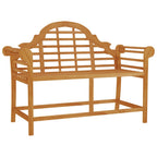 Juego muebles de jardín 4 piezas madera maciza teca