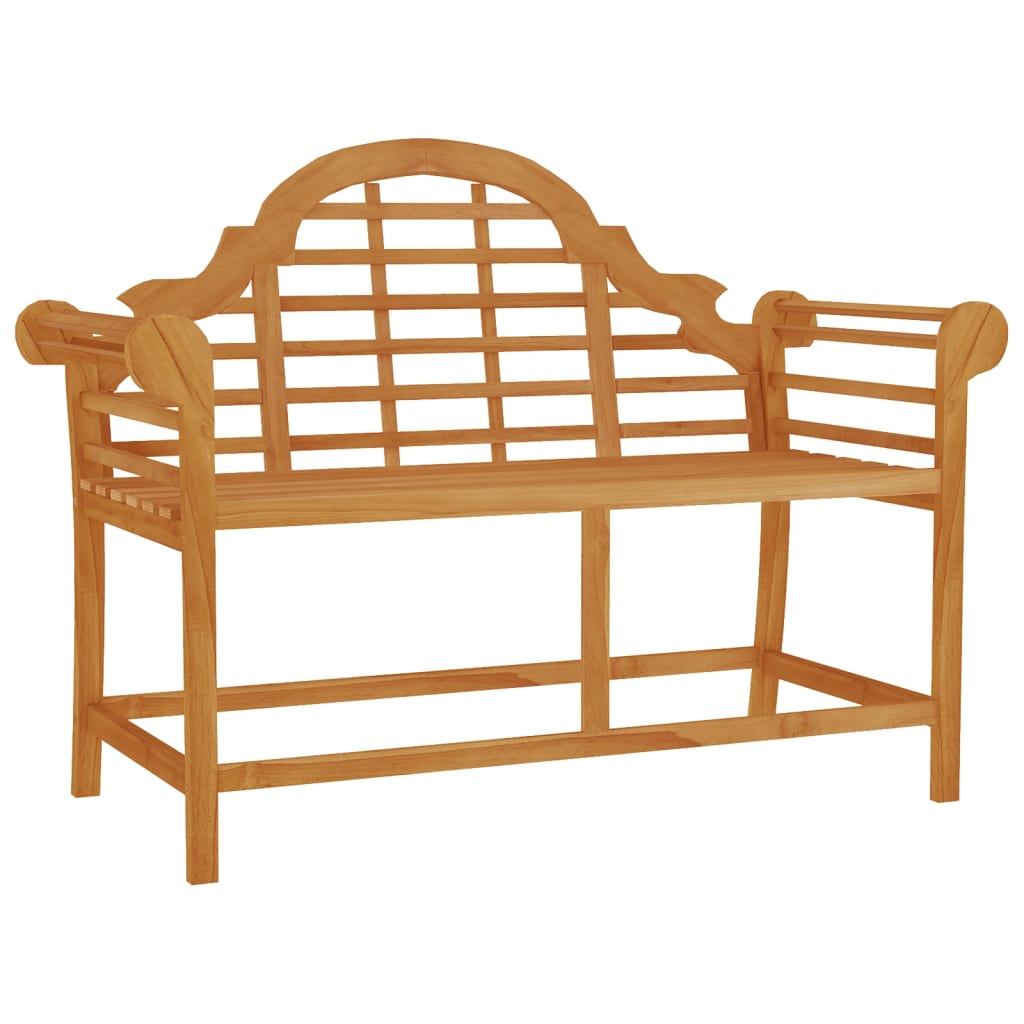 Juego muebles de jardín 4 piezas madera maciza teca