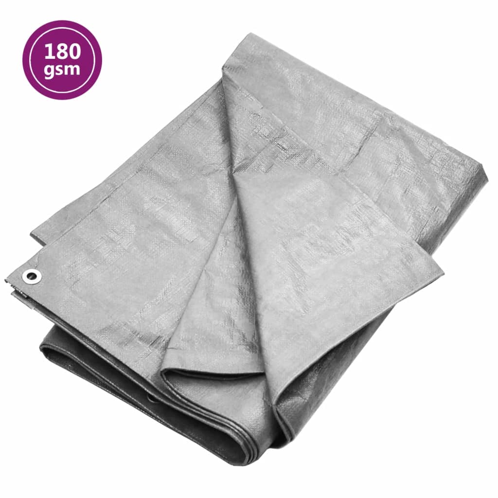 White HDPE tarp 180 gsm 2x3 m
