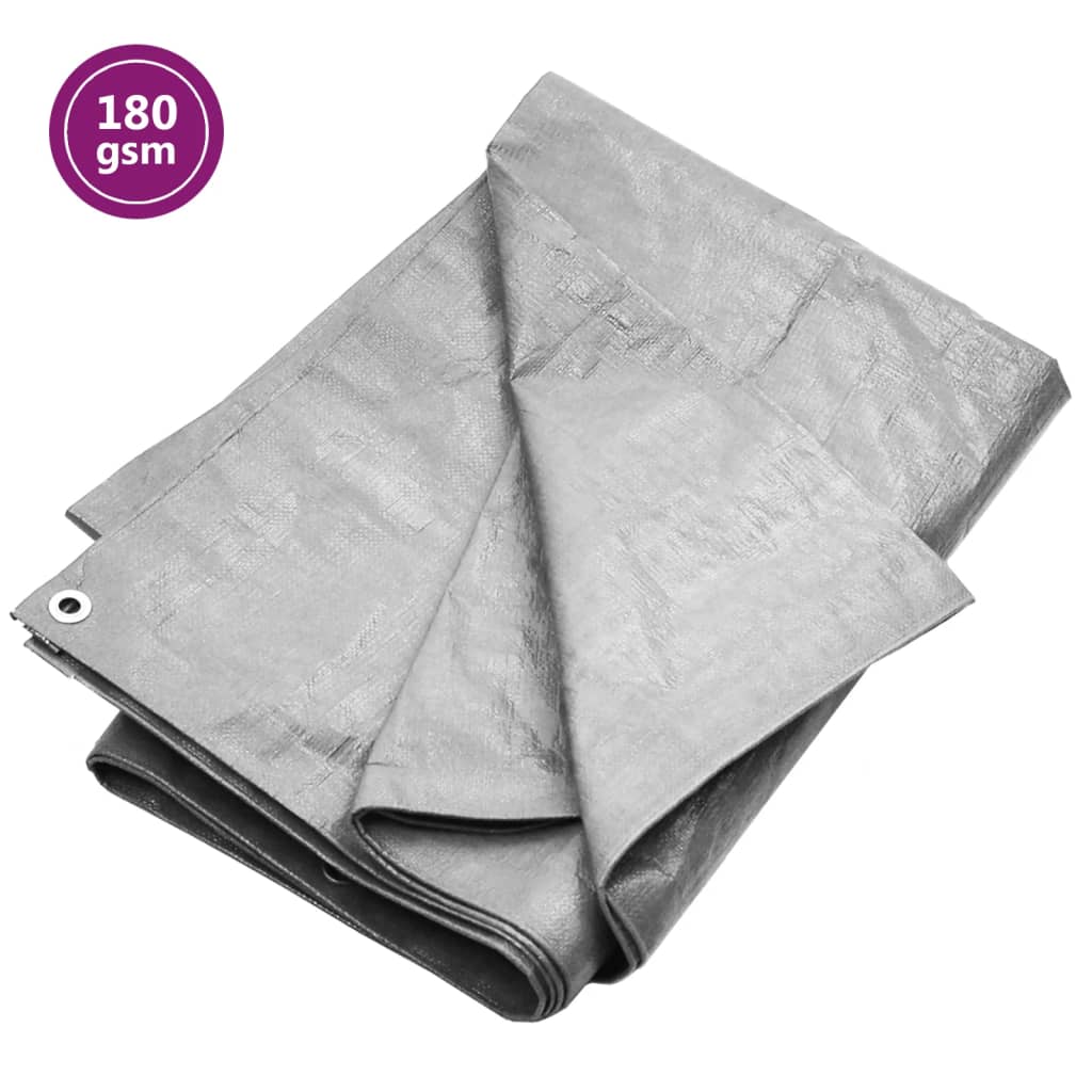 White HDPE tarp 180 gsm 2x3 m
