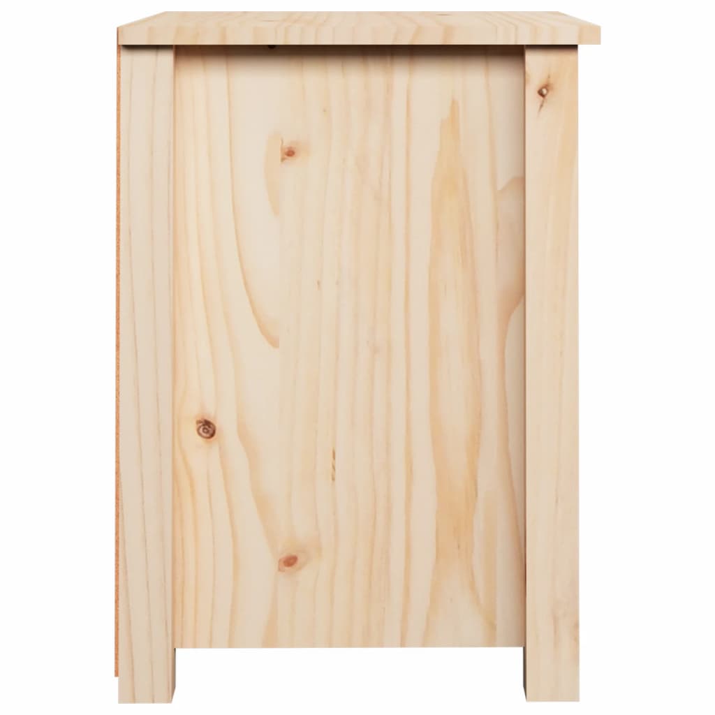 Mesitas de noche 2 uds madera maciza de pino 40x35x49 cm