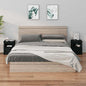 Mesitas de noche 2 uds madera maciza de pino 40x35x49 cm