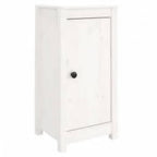 Aparador de madera maciza de pino blanco 39x35x80 cm