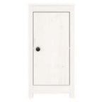 Aparador de madera maciza de pino blanco 39x35x80 cm