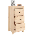 Aparador de madera maciza de pino 40x35x80 cm