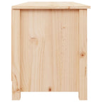 Zapatero de madera maciza de pino 110x38x45,5 cm