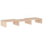 Soporte para monitor madera maciza de pino 60x24x10,5 cm