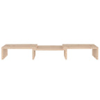Soporte para monitor madera maciza de pino 60x24x10,5 cm