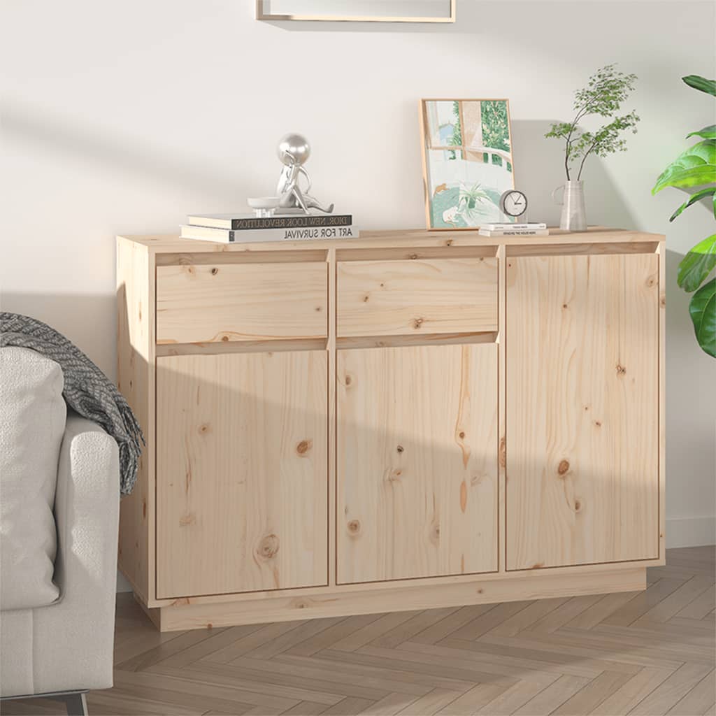 Solid mango wood sideboard 55x30x75 cm