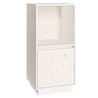 Aparador de madera maciza de pino blanco 38x35x80 cm