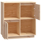 Aparador de madera maciza de pino 74x35x80 cm