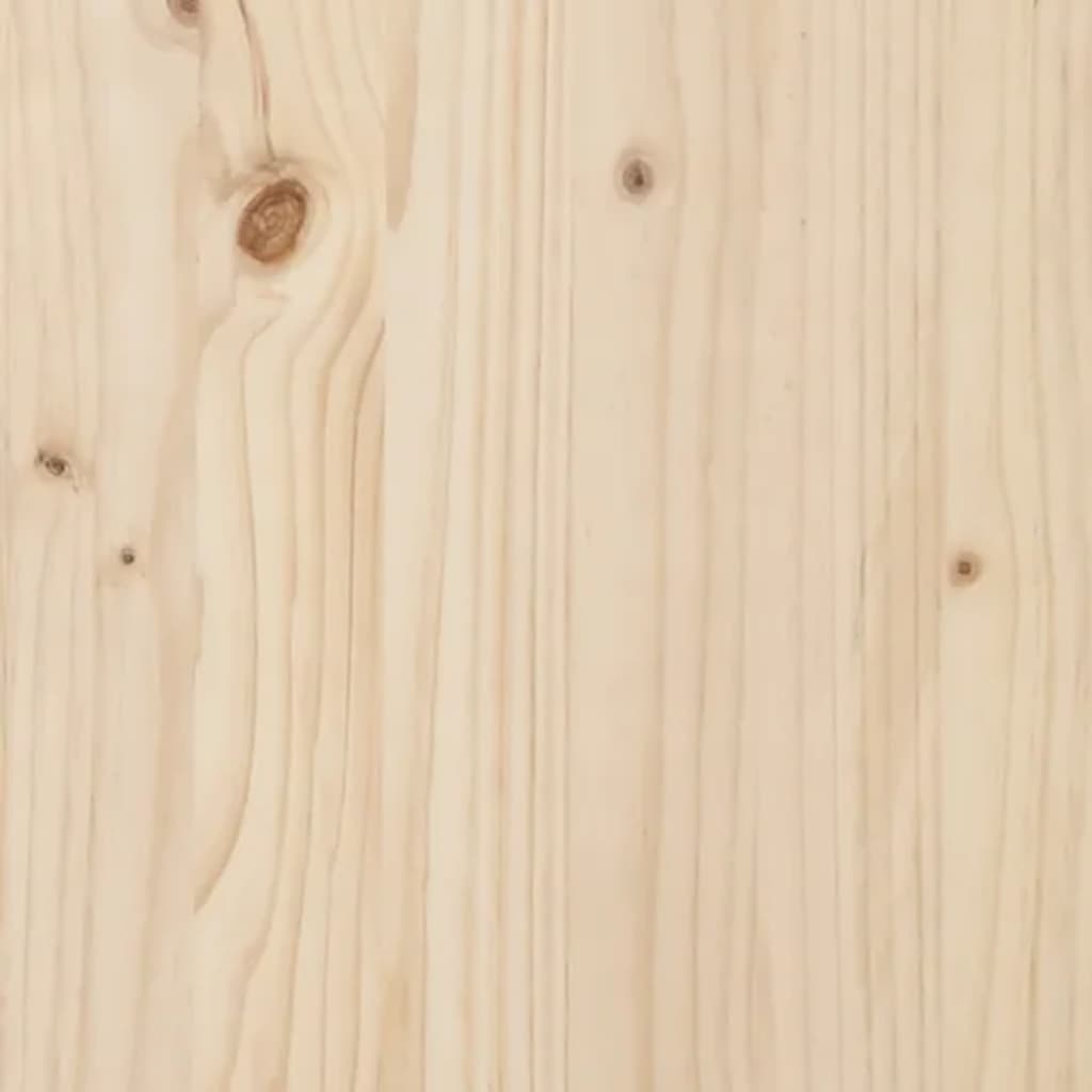 Aparador de madera maciza de pino 74x35x80 cm