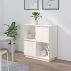 Aparador de madera maciza de pino 74x35x80 cm