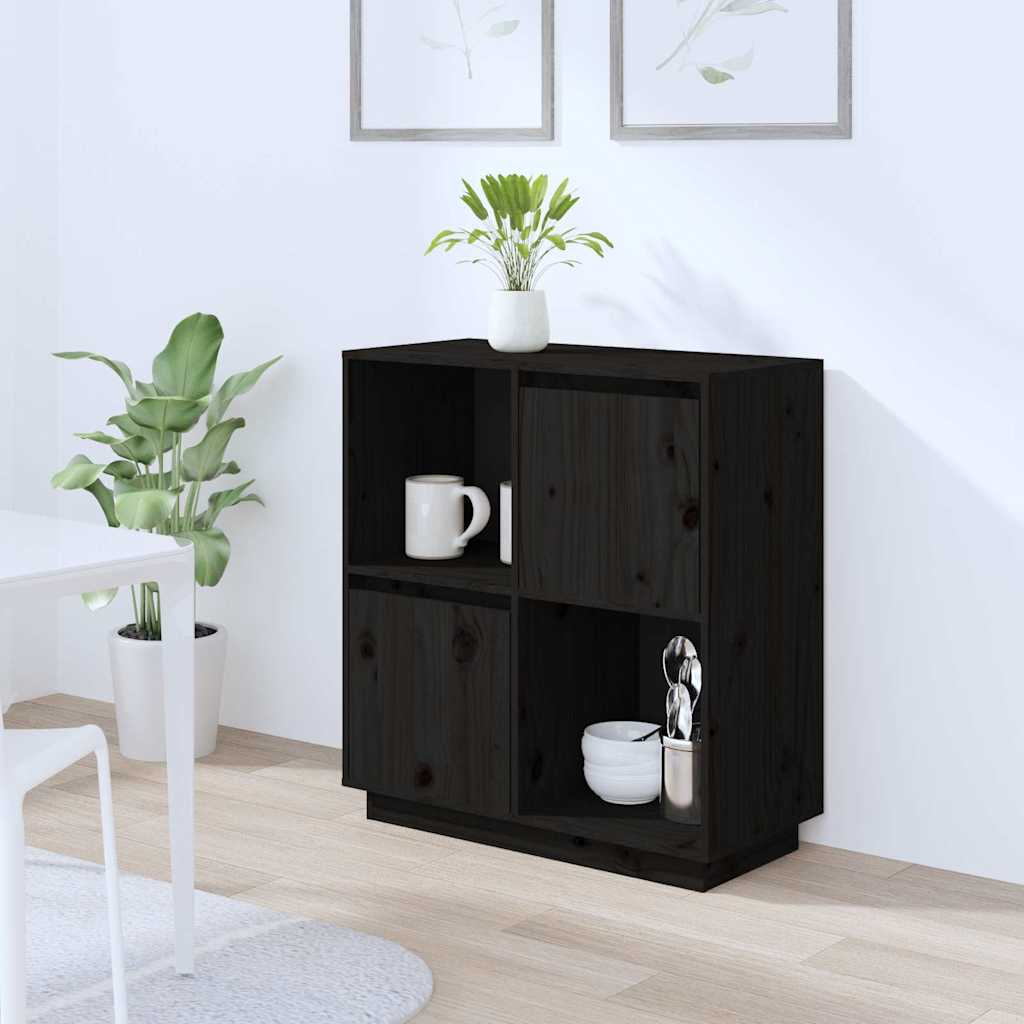 Aparador de madera maciza de pino 74x35x80 cm