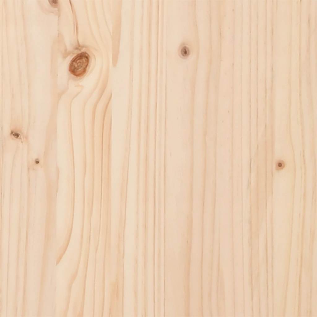 Aparador de madera maciza de pino 110,5x35x80 cm
